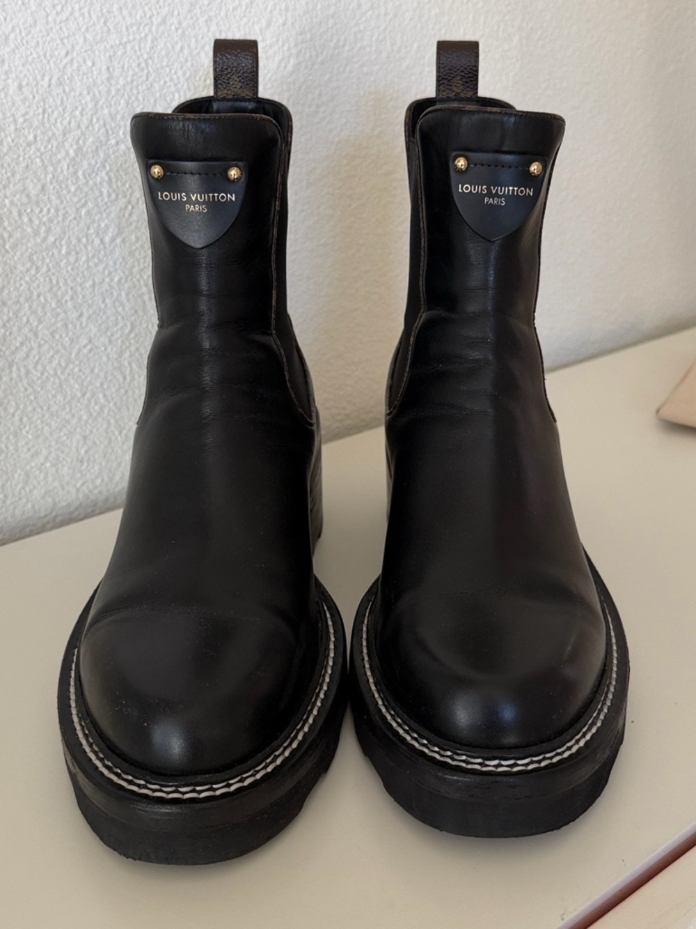 Louis Vuitton Black Beaubourg Chelsea Boots Size 41 - Picture 2 of 16